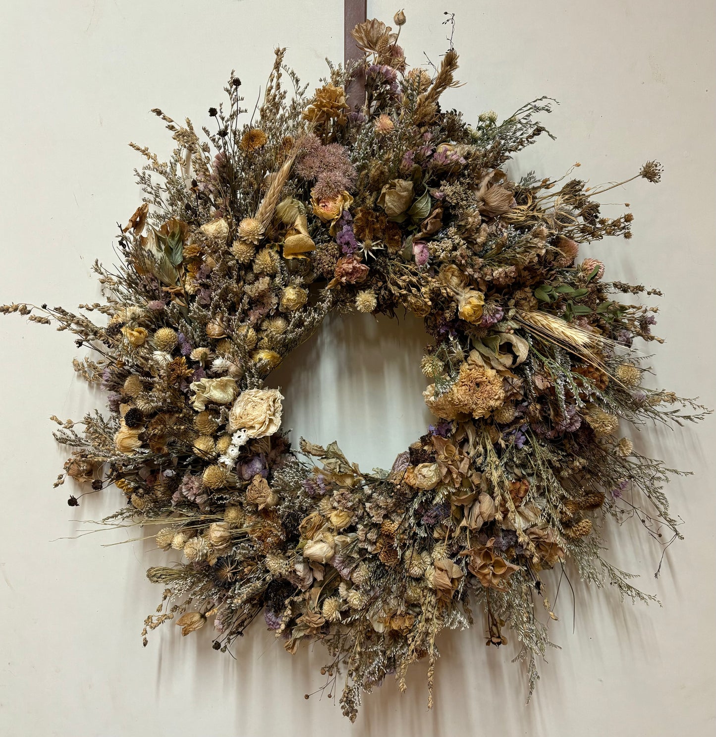 Dried Flower Wreath - 12" to 14"