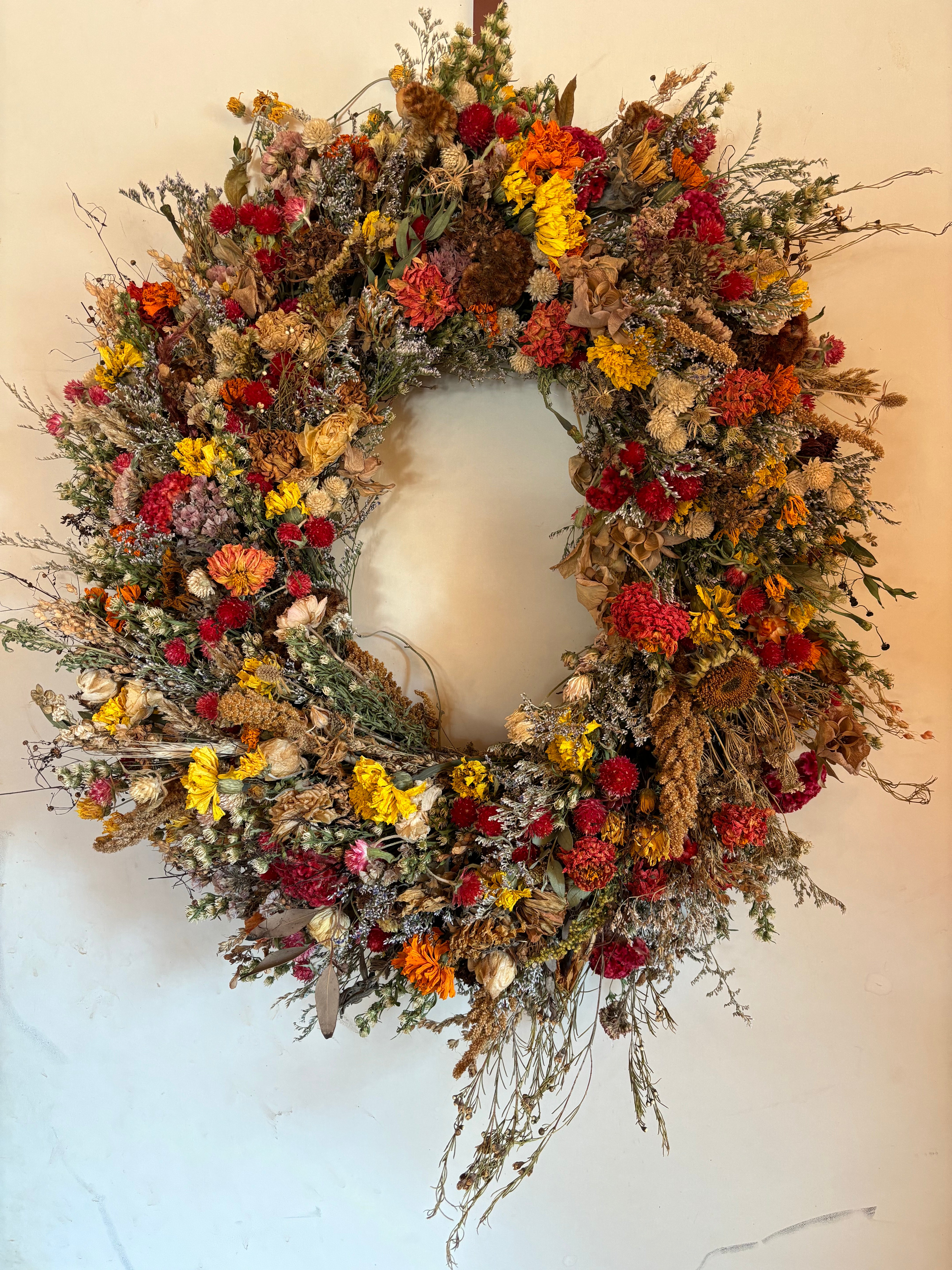 Dried Flower Wreath - 12