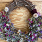 Dried Flower Wreath - 18" Grapevine Base