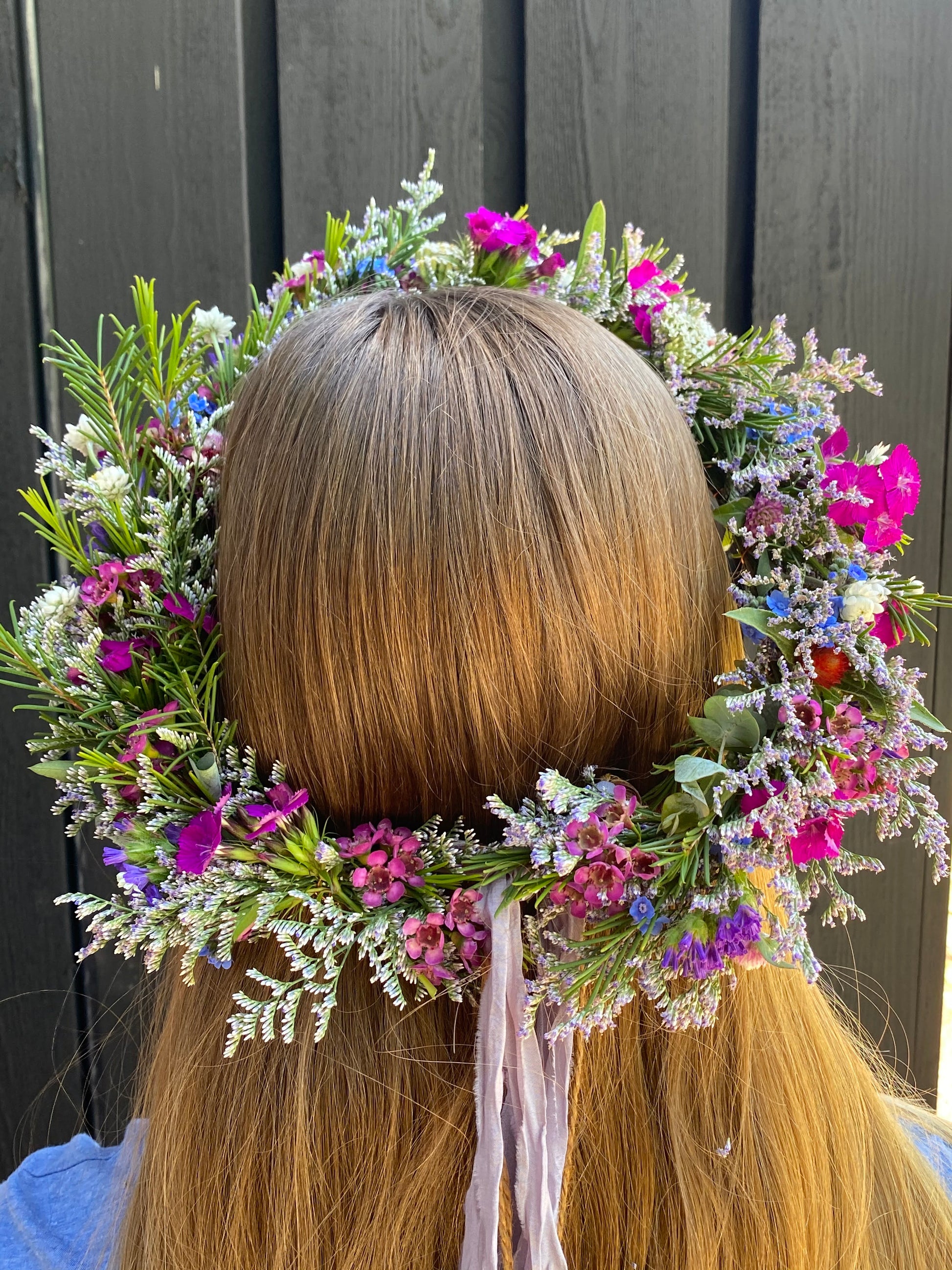 Flower Girl Floral Crown – Roadside Blooms