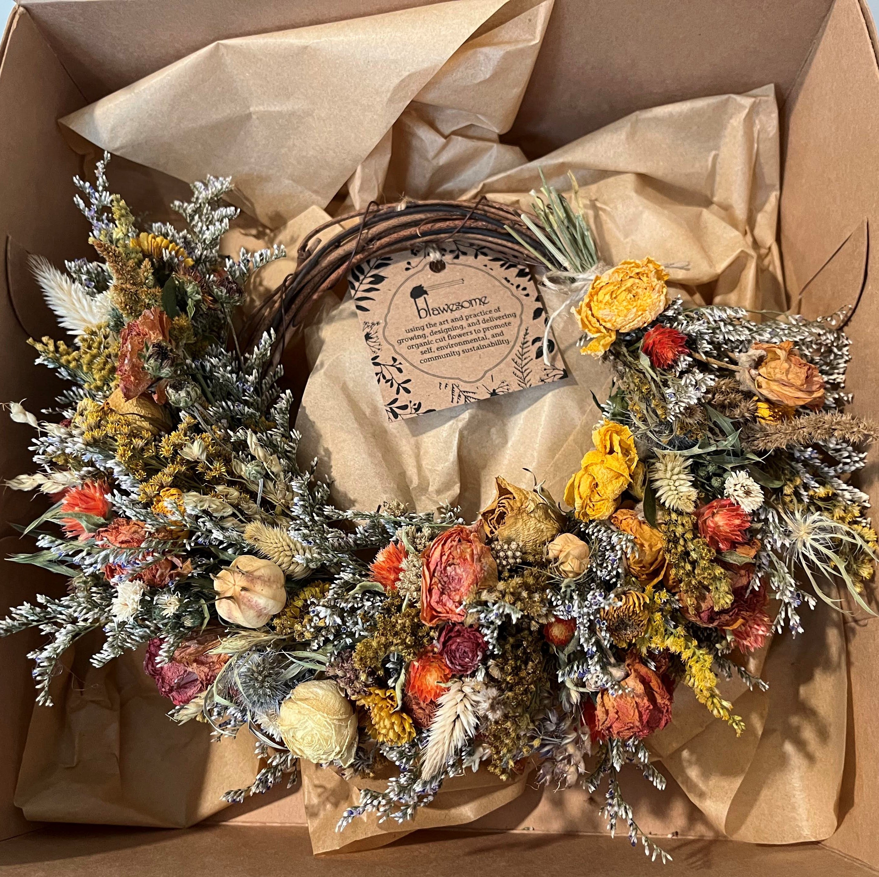 Dried Flower Wreath - 8